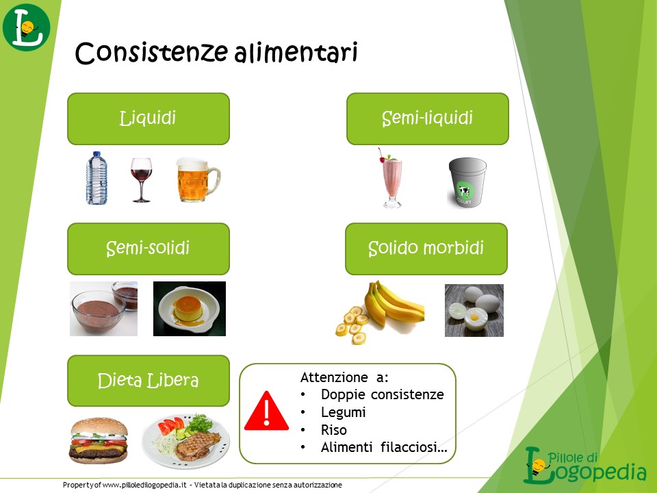 consistenze alimentari